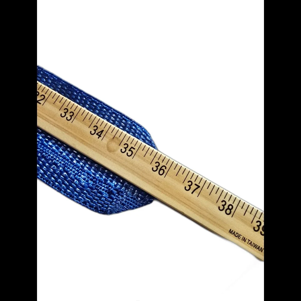 Vintage Straw Royal Blue Waist Belt